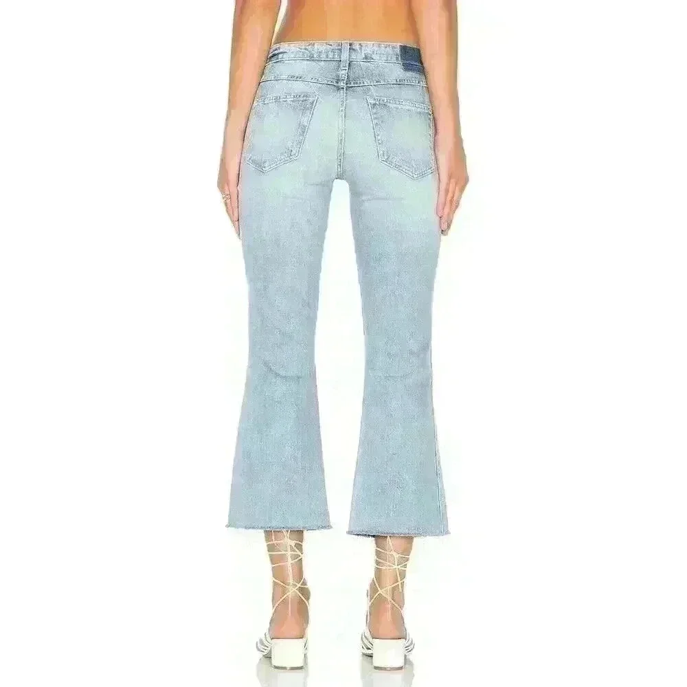 AMO KICK CROP SWEET CHEEKS MIDRISE JEAN SIZE 30